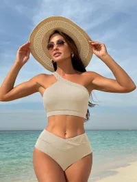 Beige White