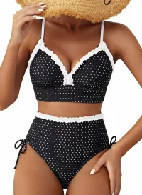 Black Polka Dots
