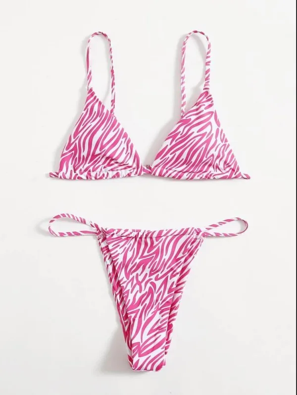 Three-Piece Bikini Set with Coordinating Layers