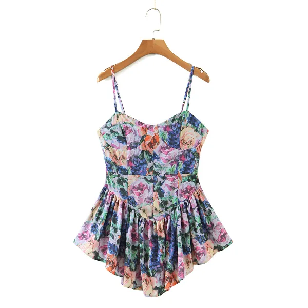 Vacation Suspender Mini Dress