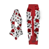 Y326 Red Rose Suit