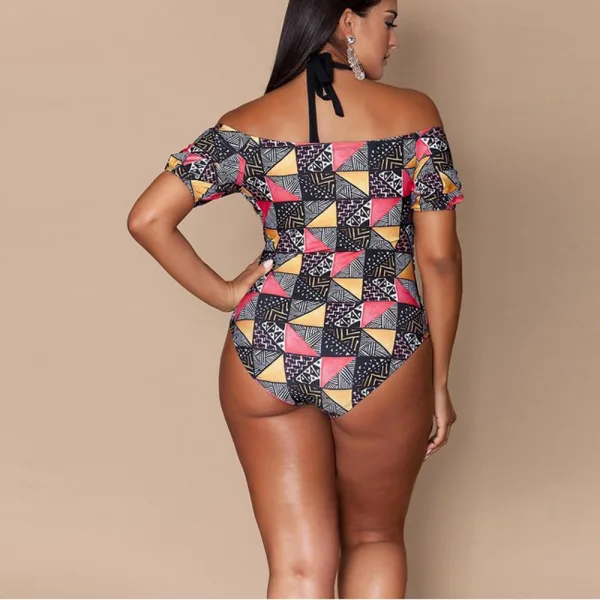 Geometric Print Bikini Set
