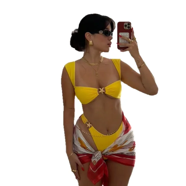 Essential Wide-Strap Bikini Set