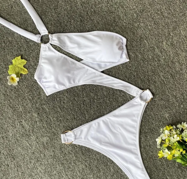 Minimalist Cut-Out One-Piece Swimsuit