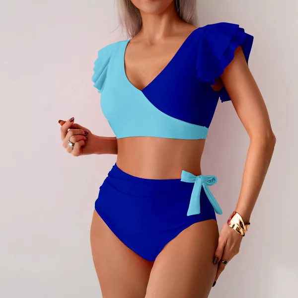 Minimalist High-Waist Bikini Set