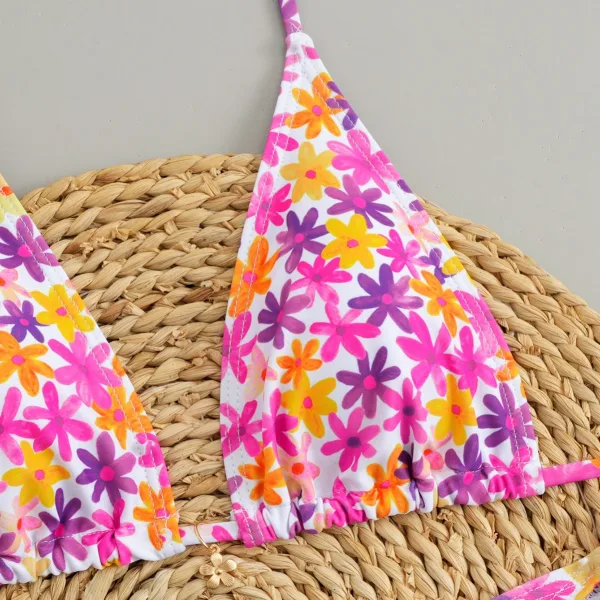 Floral Print Two-Piece Bikini Set