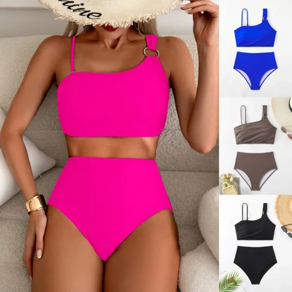 Minimalist Solid Bikini Set