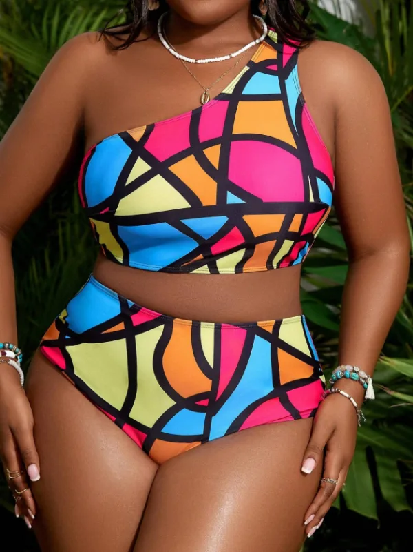Elegant Printed Two-Piece Bikini Set
