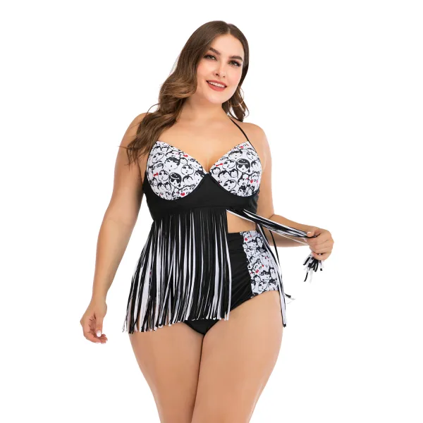 Classic Black Split-Style Bikini Set